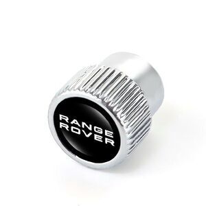 Range Rover Silver Color Alloy Tire Valve Stem Caps (Set of 4)